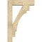 Ekena Millwork Merced Block Rough Sawn Bracket w/ Offset Brace, Douglas Fir, 6"W x 22"D x 34"H BKT0604X22X34MRC05RDF - alternate 2